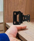 Heavy Duty Self Closing Cabinet Door Hinges Semi Concealed Overlay Built To Last Tough As Nails for Kitchen Cabinets