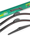 Road Ready Heavy Duty Windshield Wiper Blades Replacement Kit includes three black wiper blades in packaging for Hyundai and Lexus models.