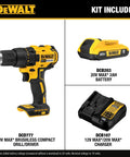 Beast Mode Power With This Brushless 20V Max Cordless Drill Driver Set Featuring A Half Inch Chuck, Two Speed Modes