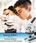 Students using Cordless All Metal Student Microscope With 40X-1000X LED Illumination in classroom setting