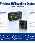 Dead Set Accurate Wireless RV Leveler With Six Axis Gyroscope Sensor And Crisp Digital Screen for quick level adjustments