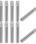 10 Pack M3 X 20mm Slotted Cylindrical Pins With External Thread, 304 Stainless Steel Dowel Pins For Furniture Cabinets And Shelves, Rust Resistant