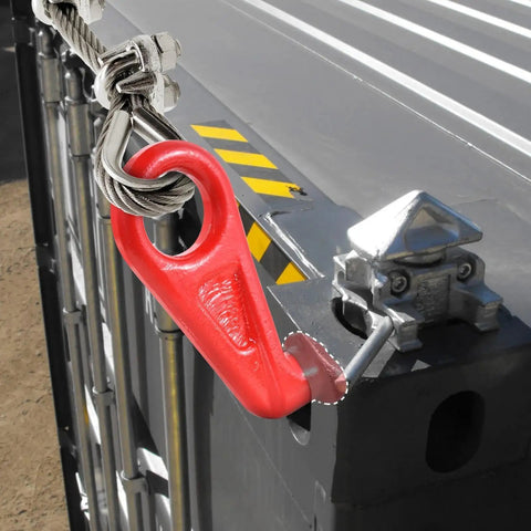Heavy Duty Forged Steel Container Lift Hooks With Clear Left And Right Markings For Easy Accurate Installation And Fewer Shipping Mishaps