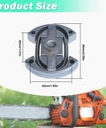 Close-up of 325 Inch Heavy-Duty Clutch Drum Rim Sprocket Kit for Husqvarna Chainsaws with dimensions, fits 55 Rancher 50 51 154 254