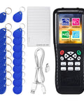 ID Card Duplicator And Copier Dope Kit With Decode Function For Smart Cards And NFC, Handles 125kHz To 500kHz Frequencies, with keyfobs
