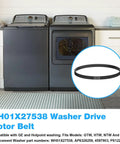 Washer Drive Belt For GE And Hotpoint Washers 22 Inch 5 Ribs 4 Grooves Efficient Replacement Belt Fits GTW HTW NTW Models Compatible With AP6328256 4587903 PS12299369 WH01X27538 on washer image