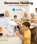 Heavy Duty Three Liter Hot Water Dispenser Serving Top Tier Auto And Manual Pouring Lines clean line tabletop, family gathering use.