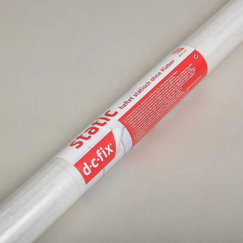 Roll of Milky Privacy Window Film With Reusable Static Cling No Fuss Removable And Repositionable For Glass Surfaces 26 By 59 Inch