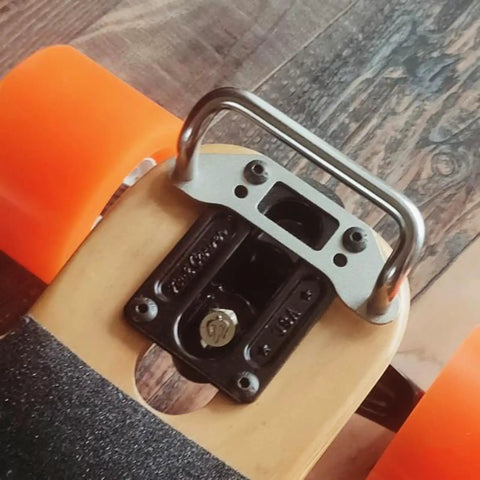 Stainless Steel Widened Carry Handle For Longboards And Electric Skateboards Easy To Install Durable Four Finger Grip Like A Boss