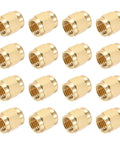 Brass tubing nuts set, M8x4mm compression fittings, 16 pieces