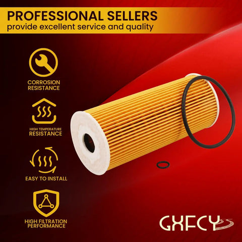 Top Notch Direct Fit Oil Filter Replacement For Volkswagen TDI Pack Of 6 038115466 074115562 with features