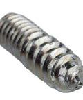 Top Shelf 8-32 X 5/8 Inch Zinc Plated Double End Screw for Cabinet Knobs, rugged metal threading detail.