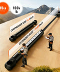 20 Inch 15 Lb RV Door Gas Struts Two Pack for Camper Motorhome Entry Doors Shock Absorbers SX200P15 12579 on wooden table