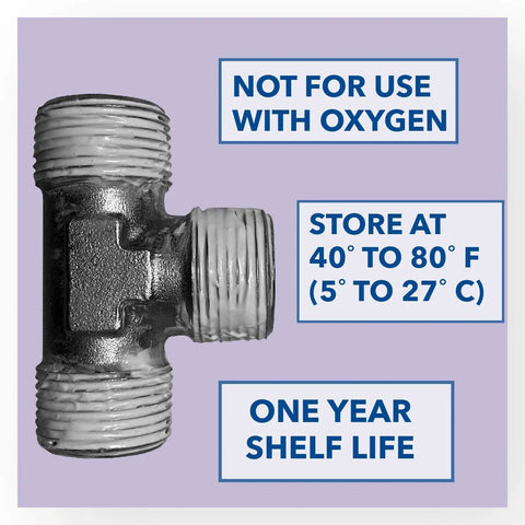 FasSeal ATS Anaerobic Thread Sealant for high-pressure, vibration-proof sealing, displayed around a metal T-joint fitting.