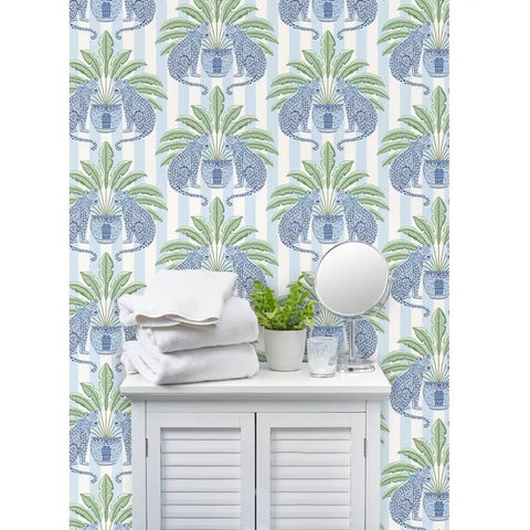 Top Shelf PVC Free Preppy Wallpaper With Heavy Duty Matte Linen Texture Ideal For Busy Homes Or Tight Offices Super Easy Paste To Paper Application.