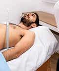 Clinician uses Pro Grade 16 Inch X Ray Caliper Ruler Stainless Steel Body Caliper With Inch And Centimeter Measurements on patient