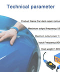 Powerful 1380W Auto Body Dent Repair Kit For Minor Dents Door Dings And Hail Paintless Dent Removal Tool Set With technical specifications.