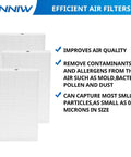 R Replacement Filter 3 Pack For Honeywell HPA Series Air Purifiers display with text about benefits and features