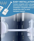 Top Shelf Six Inch T Style Entry Door Keeper Holds Your Camper Or Rv Outer Wall Tight While Keeping The Main Entrance Free For Hot Grills And Weekend Campouts. Easy installation setup with door stopper and screws.