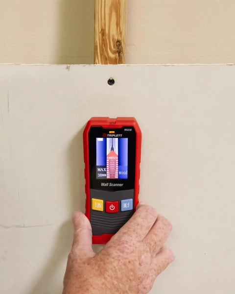 Slick Professional Grade Digital Wall Scanner With Vibrant Color Screen Dead On Stud Locator And Live Electrical Wire Detector Total No Hassle Diy Home Fixer Upper Tool