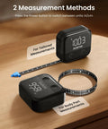 Your Go To Smart Body Measuring Tape with LED Display and Retractable 60 Inch Tape on Wooden Surface