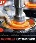 Quenching heat treatment process for automotive part, enhancing strength, hardness, and wear resistance, high-tech manufacturing.