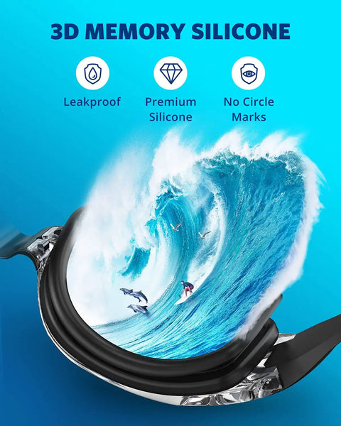 Elite Leak Proof Swim Goggles Serve Up Premium Anti Fog Visibility And Round The Clock UV Blocking To Keep Your Peepers Happy While Delivering A Comfy Snug Lock Down Fit That Makes Any Pool Session Absolutely Legendary And Totally Leak Free