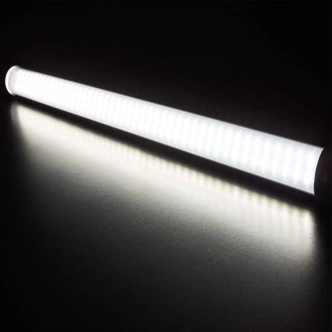 Led T8 18 Inch Tube Replacement for RVs, glowing natural white light, 600 lumen, no ballast needed, durable aluminum construction