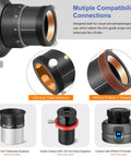 60mm Guide Scope Finder Kit With 1.25 Inch Double Helical Focuser FMC Lens Compact Guidescope compatibility options