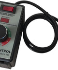 High Power 4000W AC 110V Fan Motor Speed Controller With Plug And Play Precision Knob One Turn Regulation For Smooth Accurate Speed Control And Stable Performance For American 110V Fans, black plug-in unit with cord
