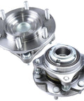Front Wheel Bearing Hub Assembly Set 2x 950-004 Compatible With Toyota Tacoma 2005-2019, 4Runner 2003-2019, FJ Cruiser 2007-2009 Front 6 Lug 2WD RWD Prerunner Ready Replacement