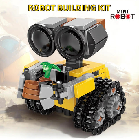 Tech Wall Robot Building Kit For Adults And Teens 14 Plus 217 Plus Piece Mech Robot Model Set For STEM Education Creative Holiday Gift Easy To Build Blocks For An Epic Wall Display And Hands On Learning DIY, front view