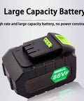 Large capacity battery for Upgraded Cordless Electric Threading Machine With Auto Pipe Threader, lithium-ion design, efficient power supply.