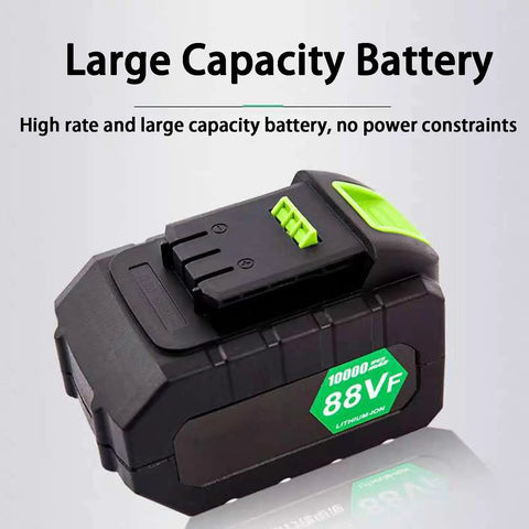 Large capacity battery for Upgraded Cordless Electric Threading Machine With Auto Pipe Threader, lithium-ion design, efficient power supply.