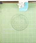 Pro Grade Premium Carbide Engraving Tool and Tip for Cricut Joy and Joy Xtra engraving design on acrylic disc