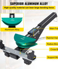 Pro Grade Copper Pipe Bender With Six Colorful Dies For One Quarter To Seven Eighths Inch Tubes And Six To Twenty Two Millimeters