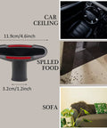 Universal Vacuum Attachments Set 1.25 Inch, upholstery tool for car ceiling, spilled food, and sofa cleaning. 9 Pack.