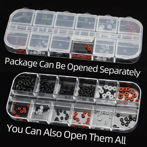 144 Piece O Ring Set In 12 Sizes Made From Nitrile NBR Buna N Material Includes Installation Tools And Handy Organizer Case