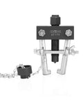 Heavy Duty Pitman Arm Puller Tool For Cars And Light Trucks With Adjustable Jaws And Ball Head Pressure Screw on white background
