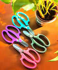 Pro Grade Garden Pruning Scissors With Comfort Grip Handle Set Razor Sharp SK5 Stainless Steel Floral Scissors Pack Of 4