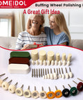 72 Piece Buffing Wheel Polishing Kit for Rotary Tools 1 Eighth Inch Shank displayed as a gift idea