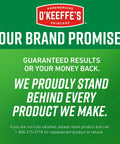 O'Keeffe's Skincare brand promise with money-back guarantee statement, related to Working Hands Hand Cream For Extreme Dryness, 3 Oz Tube, 2 Pack.