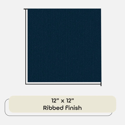 Peel And Stick 12x12 Carpet Tiles Navy Blue 12 Tiles Self Adhesive Floor Tiles with ribbed finish for easy DIY flooring