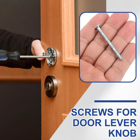 M4x45 Door Handle Screws 60 Pack For Drawer Pulls And Cabinet Hardware Breakaway Screws With Slub Bolt Carbon Steel Nickel Finish