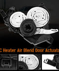 Straight Shot Swap Hvac Air Blend Door Actuator For Toyota Tundra 2007 To 2021 And Sequoia 2007 To 2022 close-up view of gears