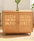 Premium Acrylic Letter And Number Router Templates Pack Of Six Hella Durable Woodcarving Stencils With Punctuation Marks Totally Legit For Any Diy Project Or Custom Engraving Job Measuring Roughly 7By2 Inches displayed on a wooden cabinet.