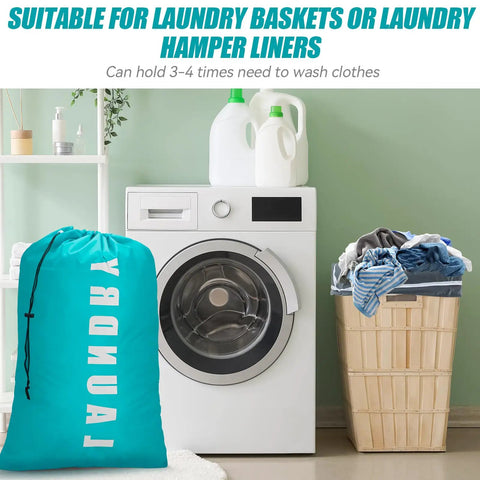 2 Pack Large Travel Laundry Bags For Dirty Clothes That Haul Easy 24 By 36 Inch Laundry Organizer Set For Camping And Travel