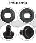 Close-up of Beefy Steel Outer Clamp Washer Blade Bolt Kit For Circular Saws Compatible With DCS391 DCS367 DCS565 showing flange and bolts
