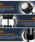 Close-up details of GS4 Igniter Button Replacement for Genesis II and Spirit II gas grills 2017 and newer, showing rubber material.