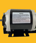 1/2 HP Belt Drive Motor GF2054 Replacement - Single Unit, 115V 60Hz 1725 RPM 48 Frame, Black Case, Warning Label